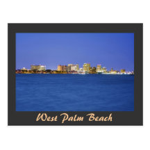 West Palm Beach Florida, paradis på jord Vykort