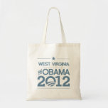 WEST VIRGINIA FÖR OBAMA 2012.png Tygkassar