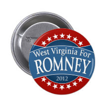 West Virginia för Romney Knappar