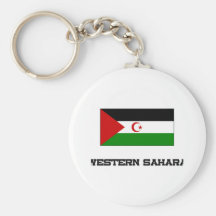 Western Sahara flagga Nyckel Ring