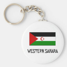 Western Sahara flagga Nyckel Ring
