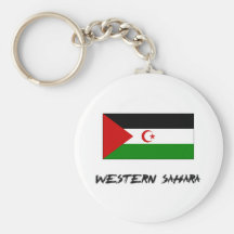 Western Sahara flagga Nyckelring