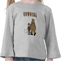 Western stilroligt! Skjorta LS för Cowgirlrephäst  Tshirts
