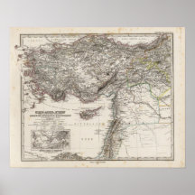 Westerna Asien och Syrien Posters