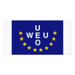 Westernt - Europeiska unionflagga Fotokort