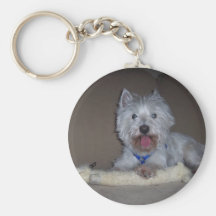 Westies härskar nyckel ring