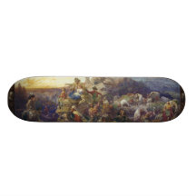 Westward tar jaga av välde dess långt skate board decks