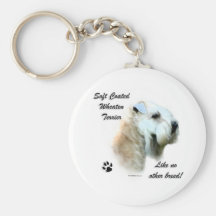 Wheaten något liknande ingen annan avel Keychain Nyckel Ring