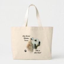 Wheaten något liknande ingen annan avel tote bags