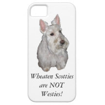 Wheaten Scotties är INTE Westies! iPhone 5 Case-Mate Skydd