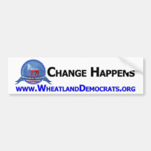 Wheatland demokratbildekal