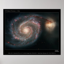 WhirlpoolGalaxy-M51-2005-12a Posters