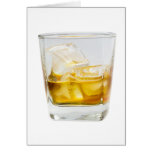 Whiskey på stenarna kort