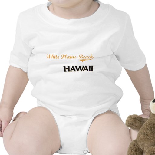 White Plains strandHawaii klassiker Tshirts