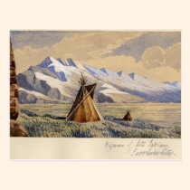 Wigwam av Uteindier, Salt Lake City vykort