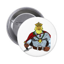 Wikinger König Anführer viking king leader Anstecknadel