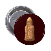 Wikinger Schachfigur viking chess piece Anstecknadelbuttons