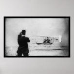 Wilbur Wright flygplanflyg 1909 Print