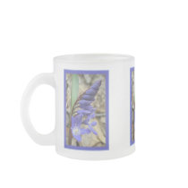 Wild hyacintvildblomma kaffe kopp