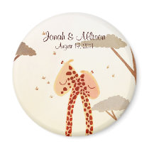 Wild Love Save the Date magneter