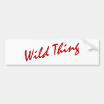 Wild Thing Autoaufkleber