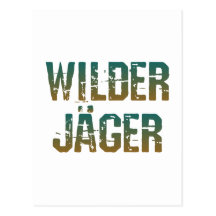 wilder Jäger Postkarte