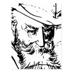 Wilhelm Busch självporträtt Vykort