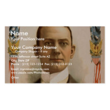 William H. Väster, 'den progressiva Minstrel'en Visitkort Mallar