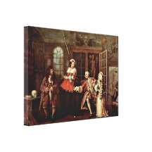 William Hogarth - besök med snatterdoktorn Canvastryck