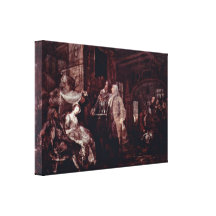 William Hogarth - bollen Kanvastryck