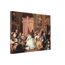 William Hogarth - den Countesss morgonleveen Kanvasdukar Med Gallerikvalitet