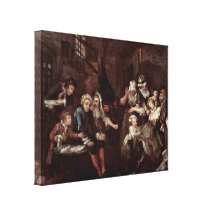 William Hogarth - fängelset Canvastryck