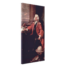 William Hogarth - kapten Thomas Coram Sträckt Kanvastryck