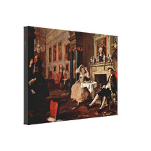 William Hogarth - kort efter bröllop Kanvasdukar Med Gallerikvalitet