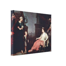 William Hogarth - Moses och Pharaohsdotter Kanvasduk Med Gallerikvalitet
