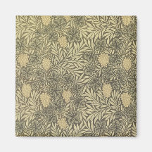William Morris antikt konstkort 23 Kylskåps Magneter