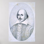 William Shakespeare porträtt Print