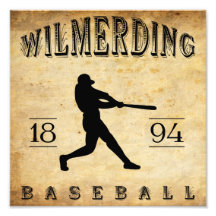 Wilmerding Pennsylvania baseball 1894 Konstfoto