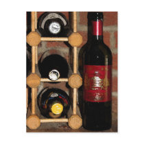 Wine buteljerar vykort