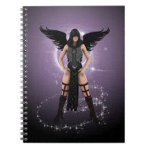 Winged Gothic Art Notebook