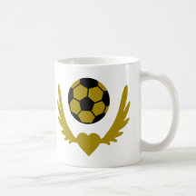 Winged-Heart-Football-2.png Kaffe Mugg