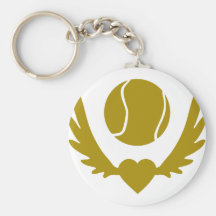 Winged-Heart-Tennis-2.png Nyckel Ring