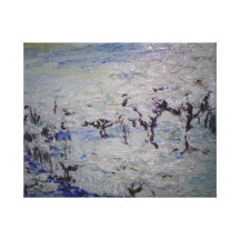 Winter Landschaft Galerie Faltleinwand