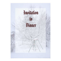 Wintergarden Individuella Inbjudningskort