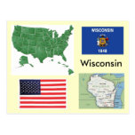 Wisconsin USA Vykort