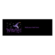 Witchy Visitkort Mallar