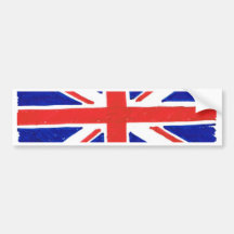 WJ UK flag Auto Aufkleber