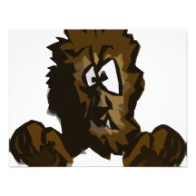 Wolfman Anpassningsbara Inbjudningskort
