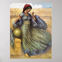 woman with vase posters