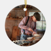 Woodworker - snida - snida en anka jul dekorationer